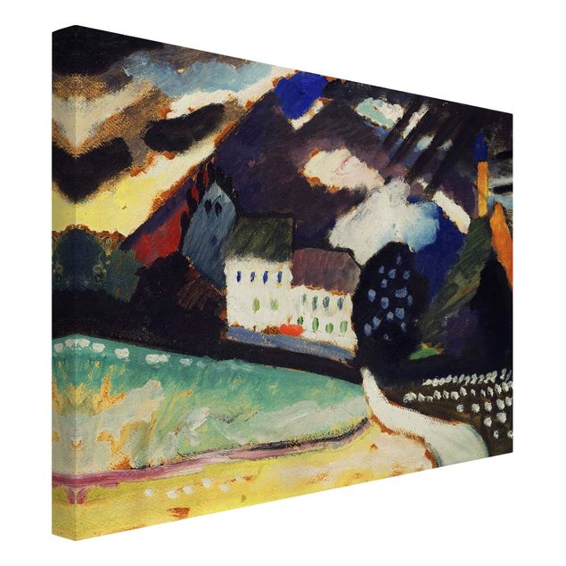 Print on canvas - Wassily Kandinsky - Murnau, Castle And Church Ii