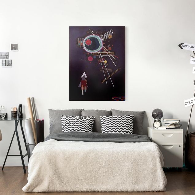Print on canvas - Wassily Kandinsky - Ray Lines