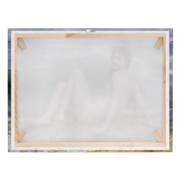 Print on canvas - William Adolphe Bouguereau - The Wave