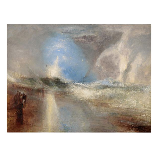 Print on canvas - William Turner - Rockets And Blue Lights (Close At Hand) To Warn Steamboats Of Shoal Water