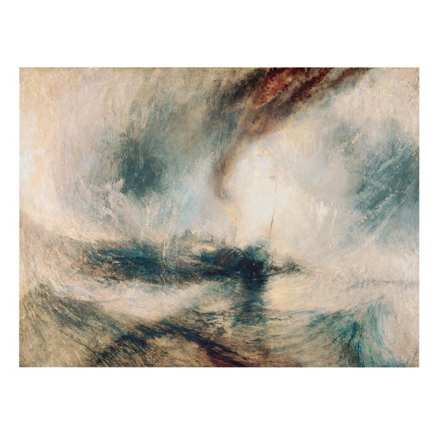 Print on canvas - William Turner - Snow Storm - Steam-Boat Off A Harbour’S Mouth