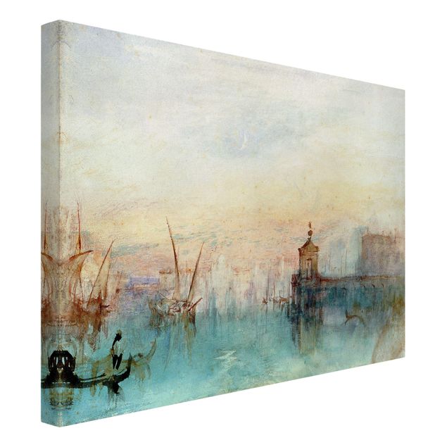 Print on canvas - William Turner - Venice With A First Crescent Moon