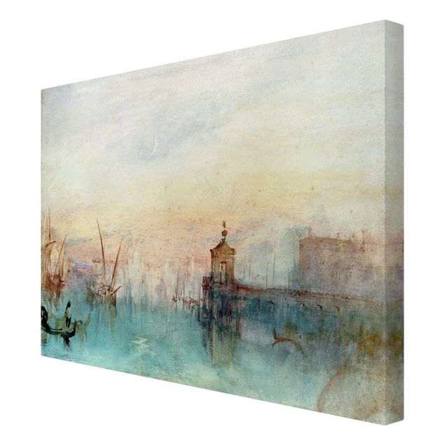 Print on canvas - William Turner - Venice With A First Crescent Moon