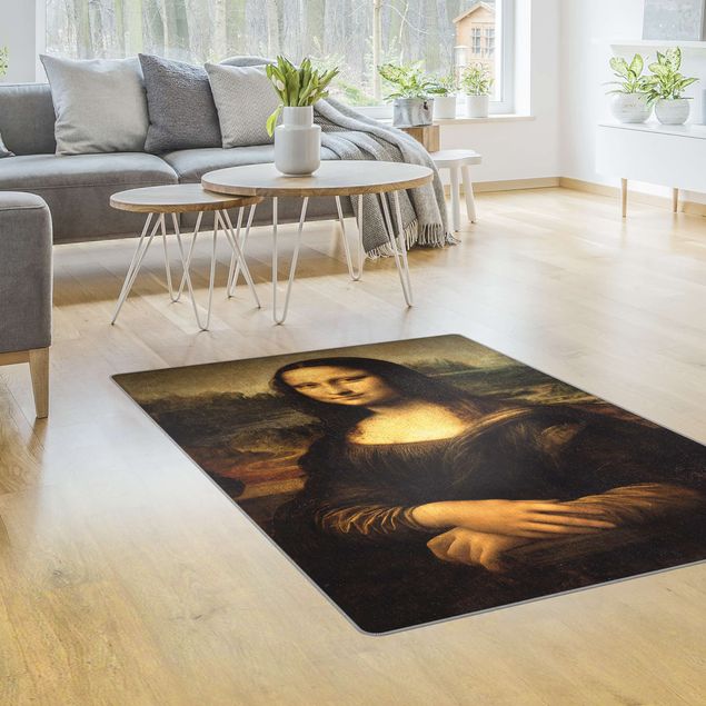 modern area rugs Leonardo da Vinci - Mona Lisa