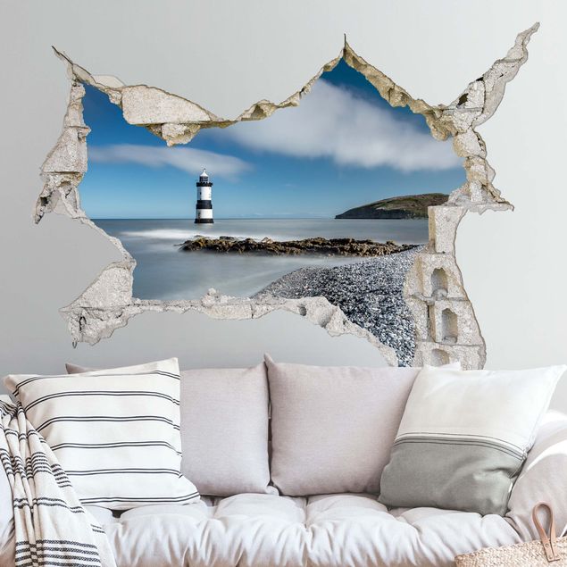 Wall stickers 3d Lighthouse in Wales