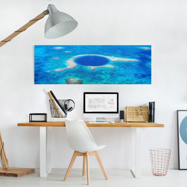 Print on canvas - Lighthouse Reef Of Belize