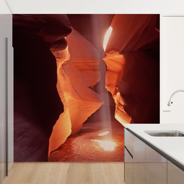 Wallpaper - Light Beam In Antelope Canyon
