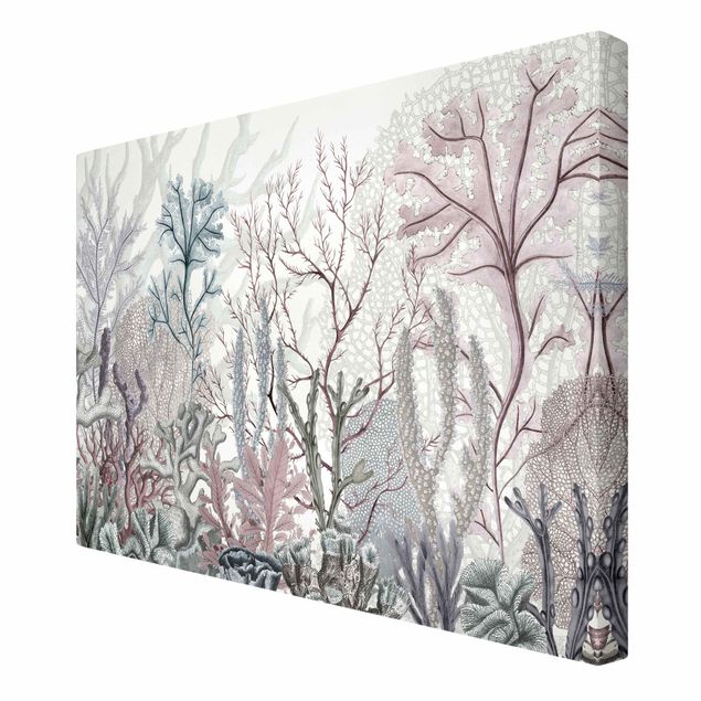 Print on canvas - Magical coral splendour - Landscape format 3:2