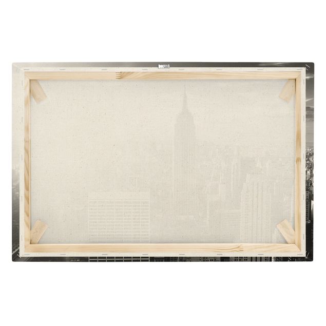 Natural canvas print - Manhattan Skyline - Landscape format 3:2