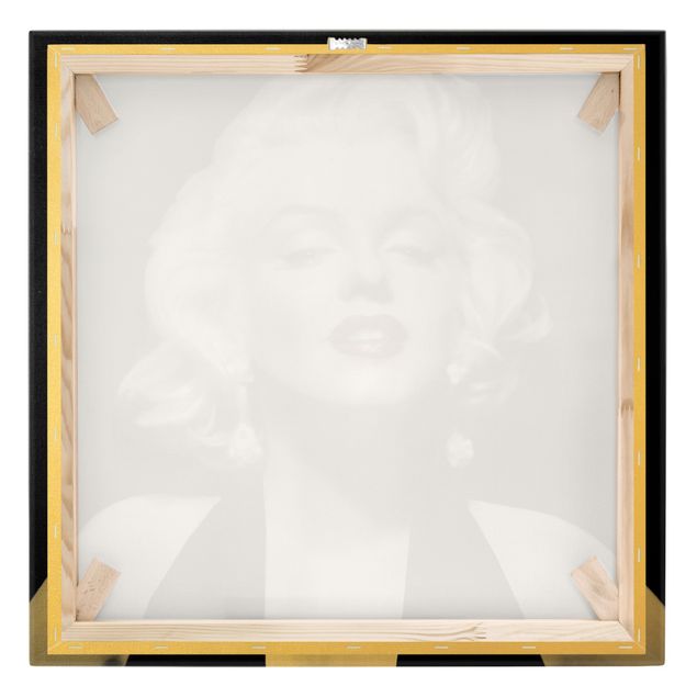 Print on canvas - Marilyn With Red Lips
