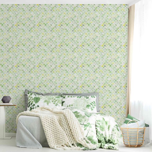Wallpapers Marble Pattern Spring Green