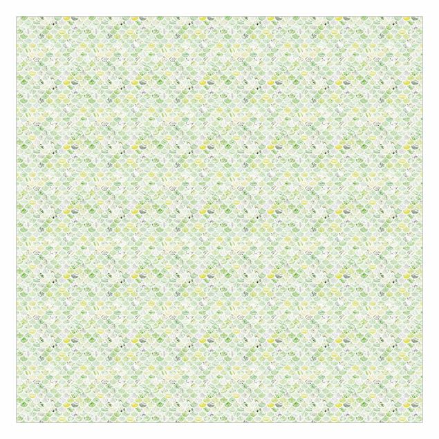 Walpaper - Marble Pattern Spring Green