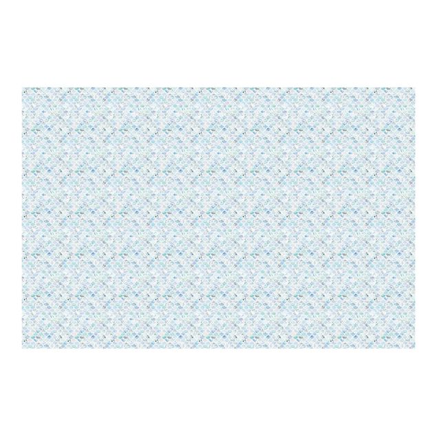 Wallpaper - Marble Pattern Sea Blue