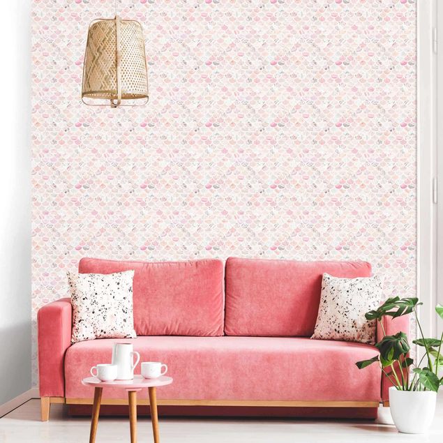 Wallpaper - Marble Pattern Rosé