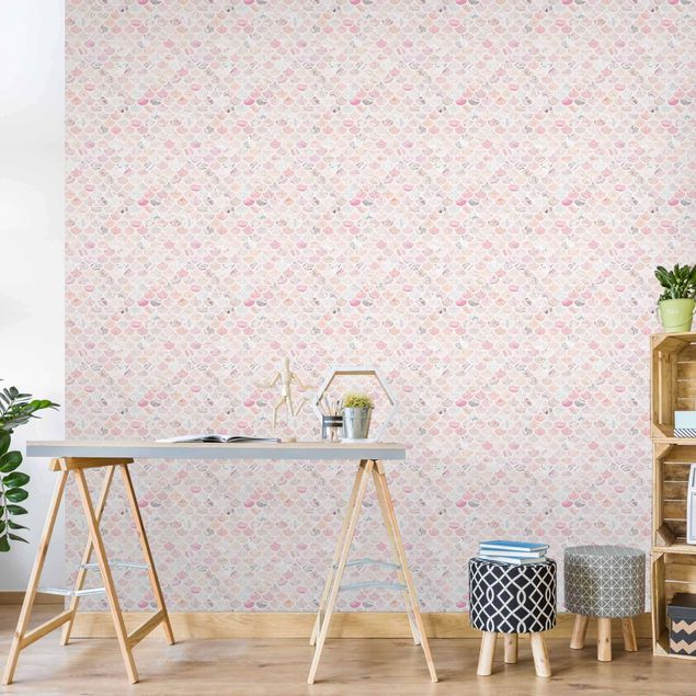 Wallpaper - Marble Pattern Rosé