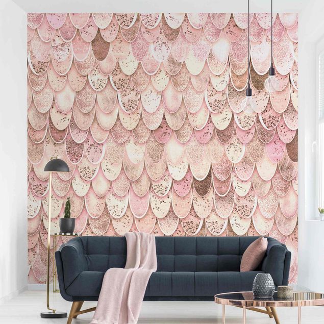 Wallpapers Mermaid Magic In Rose Gold