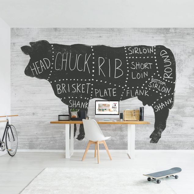 Wallpaper - Butcher Board - Beef