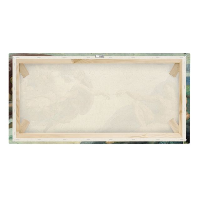 Natural canvas print - Michelangelo - Sistine Chapel - Landscape format 2:1