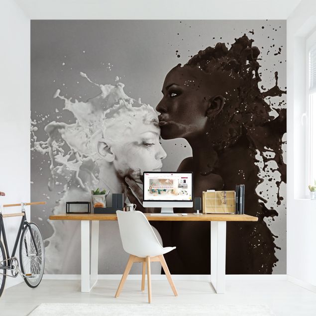 Wallpaper - Milk & Coffee Kiss