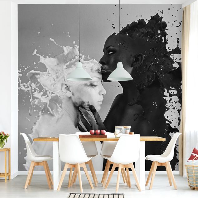 Wallpapers Milk & Coffee Kiss Black