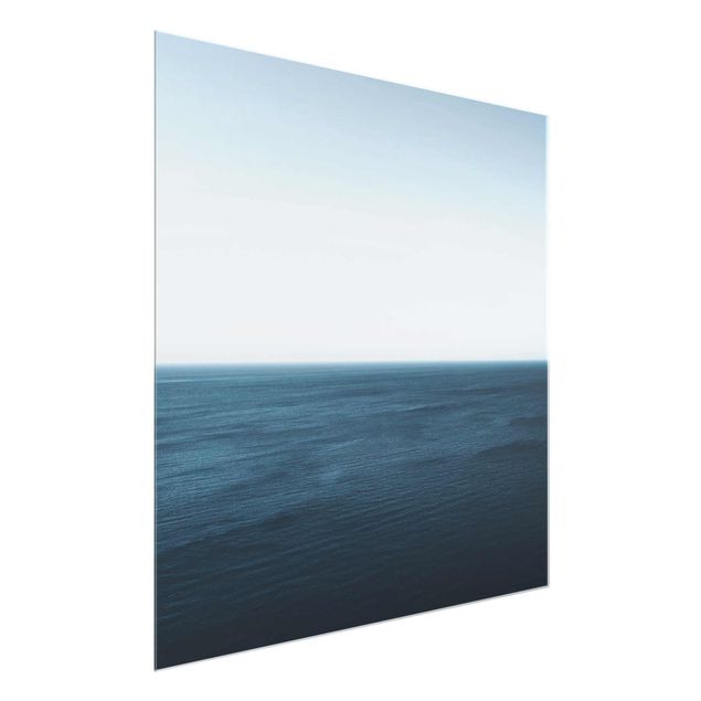 Glass print - Minimalistic Ocean