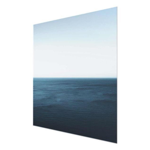 Glass print - Minimalistic Ocean