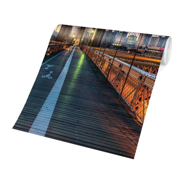 Wallpaper - Dawn On The Brooklyn Bridge