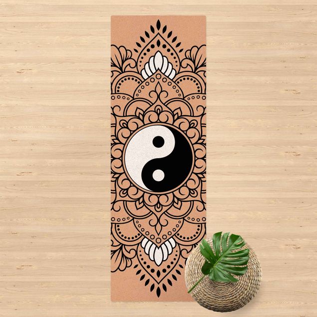 Modern rugs Mandala Yin And Yang