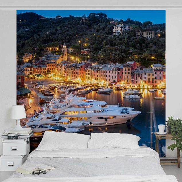 Wallpaper - Night Time In The Harbour Of Portofino