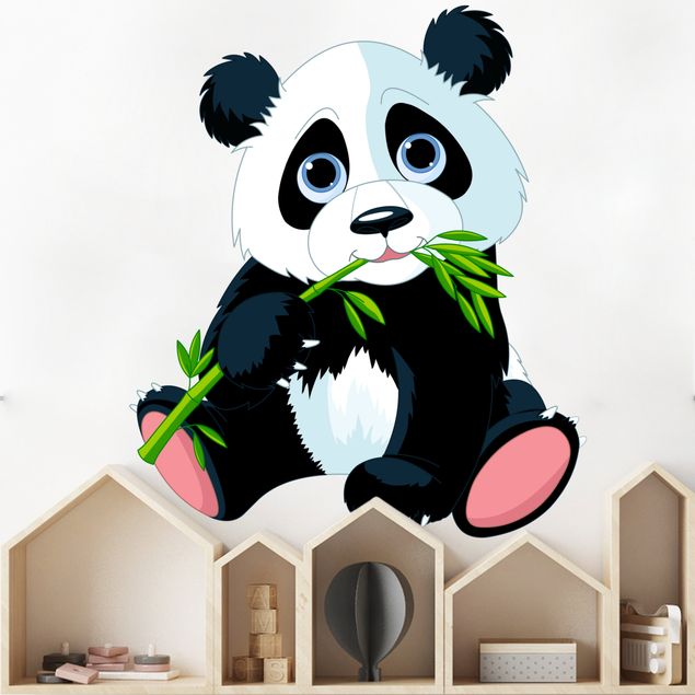 Jungle theme wall stickers Nazi panda