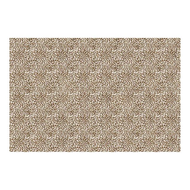 Wallpaper - Natural Pattern Flowers In Brown