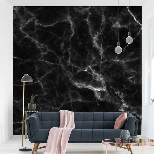Wallpaper - Nero Carrara