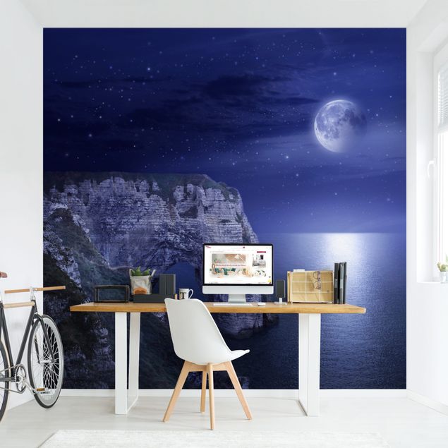 Wallpaper - Night Cliffs