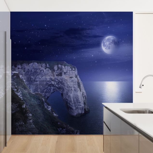 Wallpaper - Night Cliffs