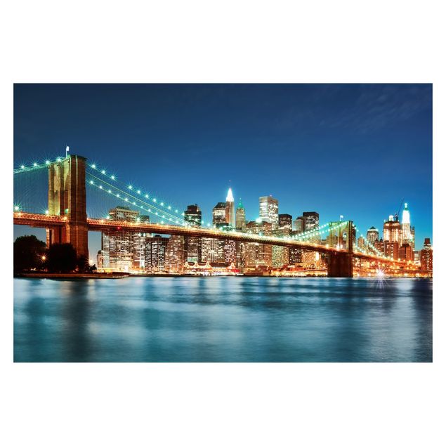 Wallpaper - Nighttime Manhattan Bridge