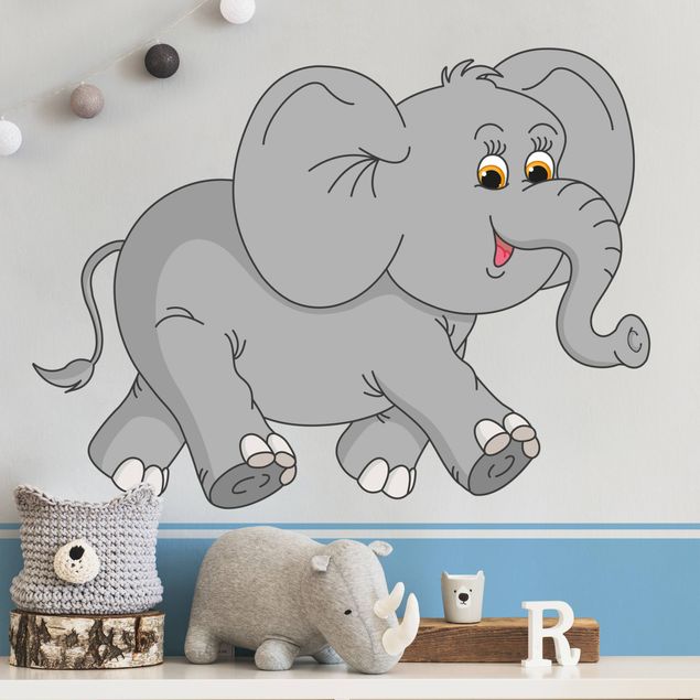 Wall stickers africa No.13 Happy Elephant