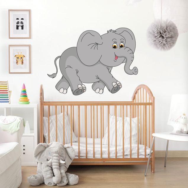 Wall art stickers No.13 Happy Elephant