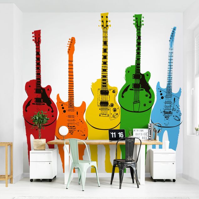 Wallpaper - No.472 Retro Guitars