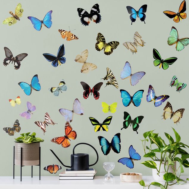 Wall stickers animals No.51 Butterflies Set 2