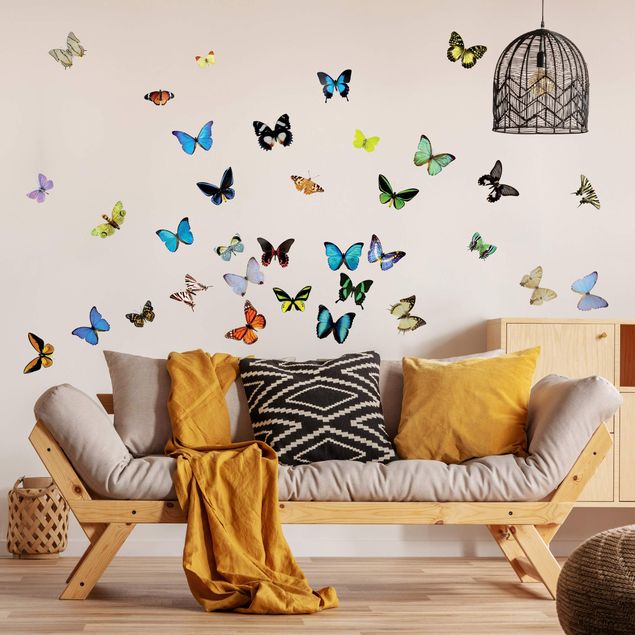 Wall sticker - No.51 Butterflies Set 2