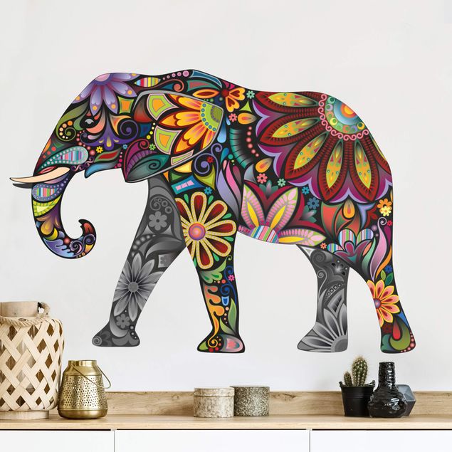 Wall stickers elefant No.651 Elephant pattern