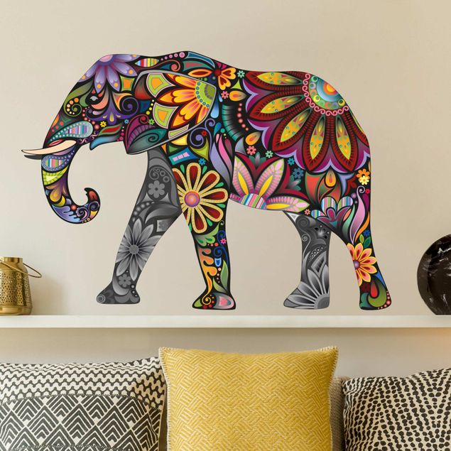 African wall stickers No.651 Elephant pattern