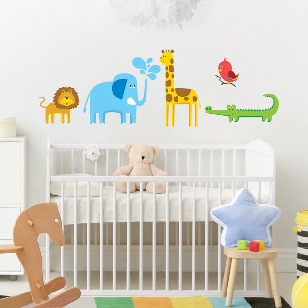 Lion wall decals No.bp2 zoo animals