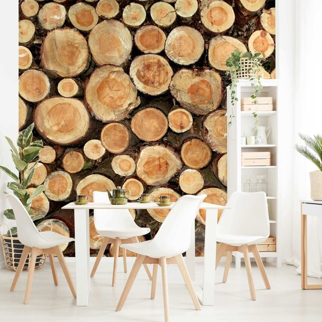 Wallpaper - No.YK18 Tree Trunks