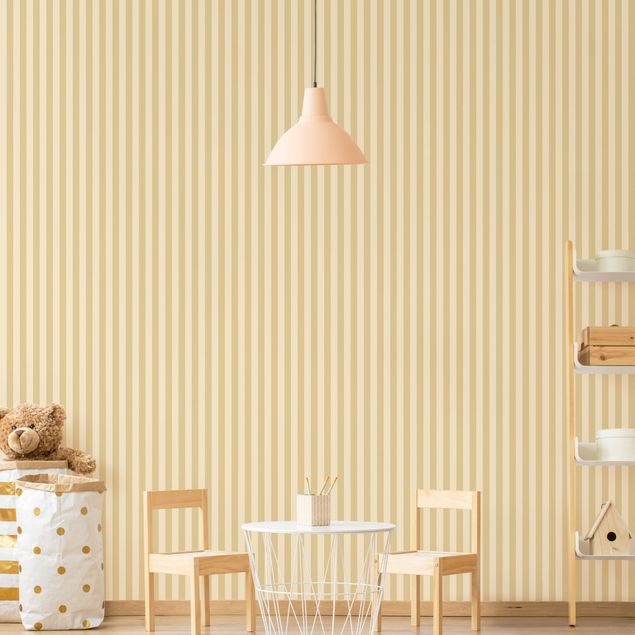 Wallpapers No.YK46 Stripes Yellow Beige