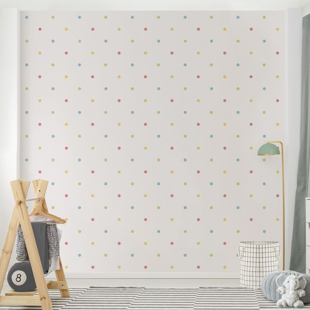 Wallpaper - No.YK47 Colourful Dots