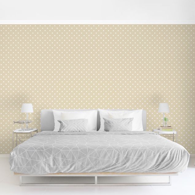 Wallpaper - No.YK56 White Dots On Off-White