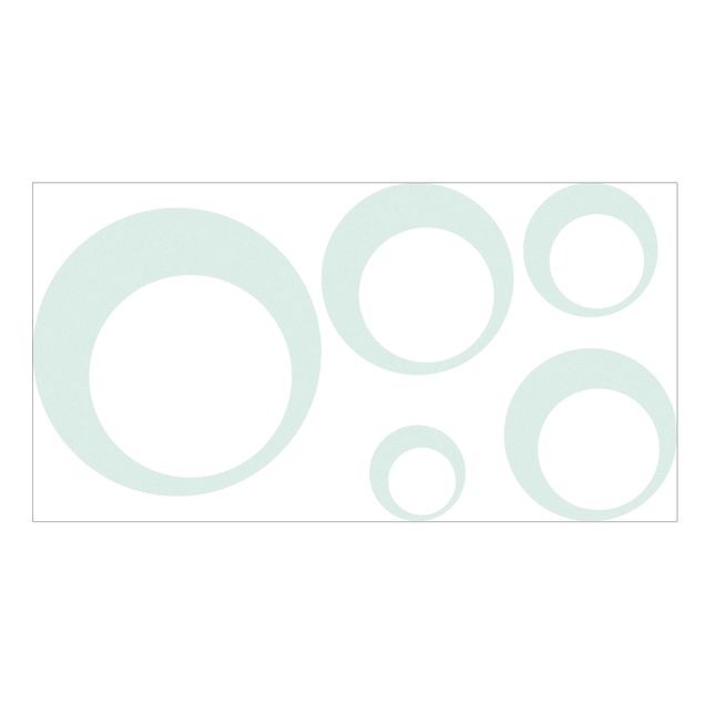 Window sticker - No.1154 Circles III 5s Set