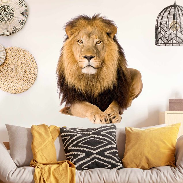African wall stickers No.154 Lion II