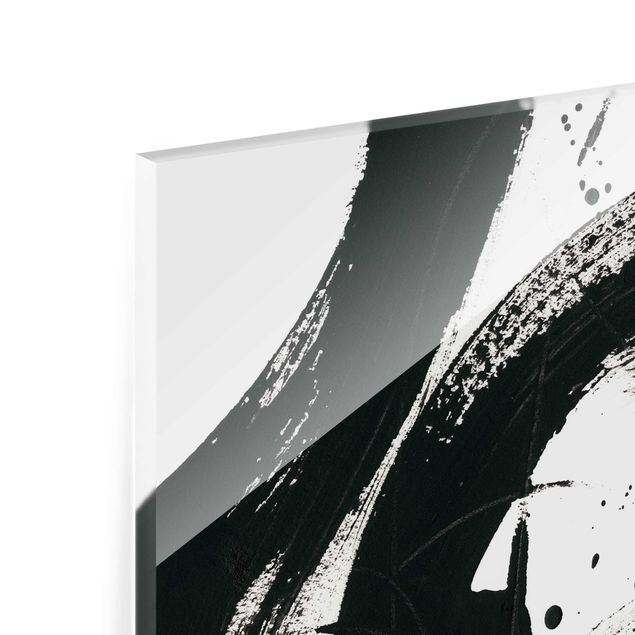 Glass print - Moving Onyx